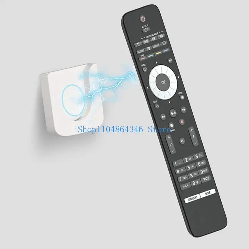 5asd ABS Hook for TV Projector Remote Control Storage Shelf Strong Adhesion