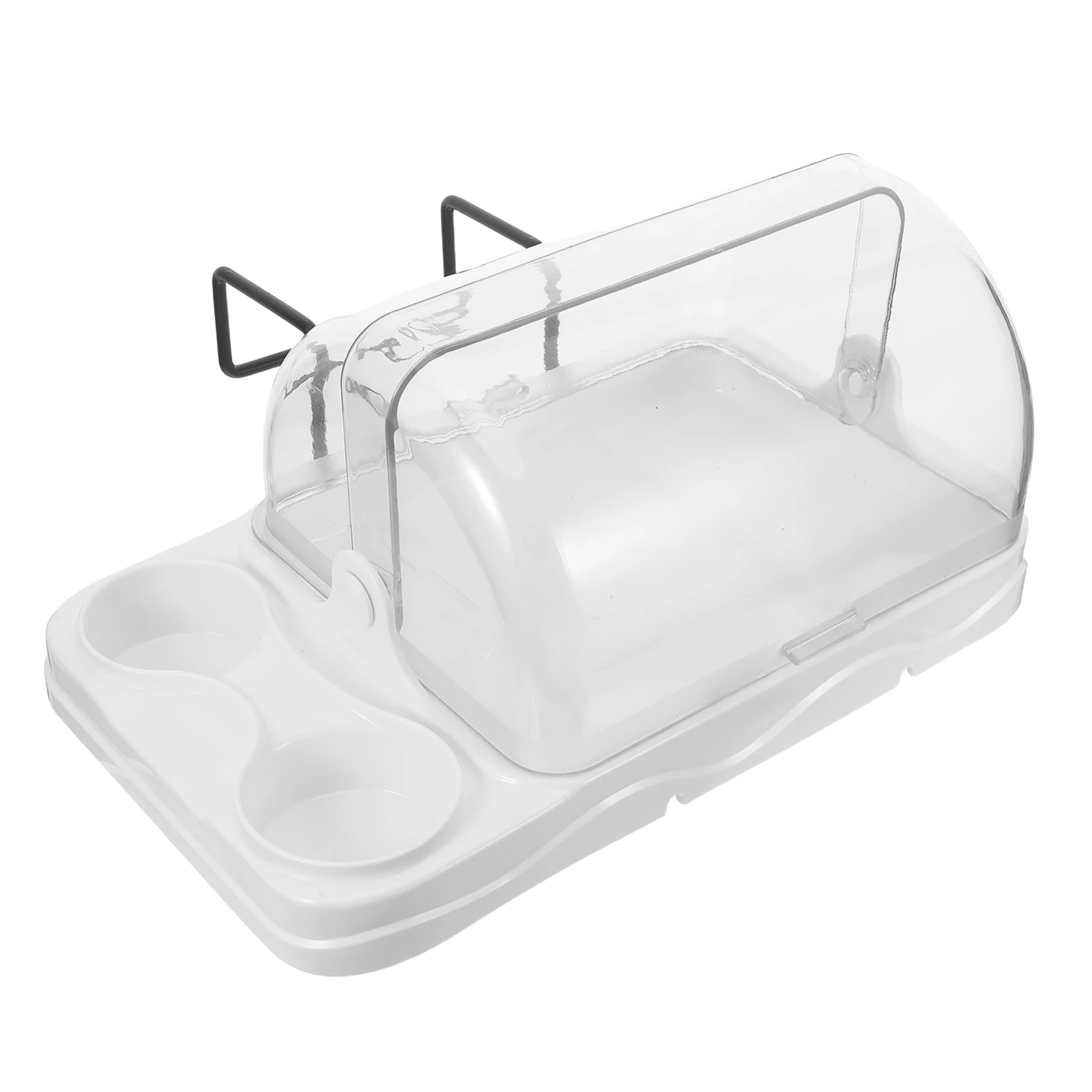 

Reusable Snack Box Container Clear Multi Compartment Food Storage Tray for Countertop Display Dessert Station Portable Party