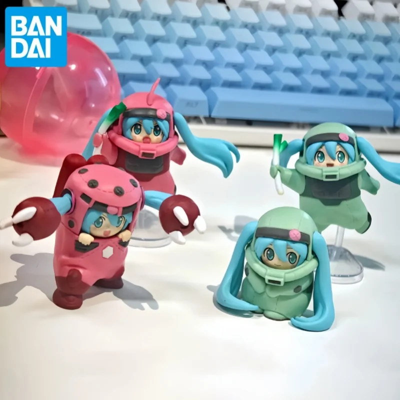 Bandai Twisting Eggs Hatsune Miku Co Branding Series Anniversary Commemoration Of Mobile Warrior Gu Numi Figur Modell Spielzeug Geschenk
