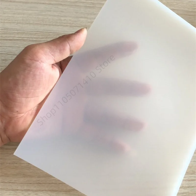 Translucent Silicone Rubber Sheet White Silicone Gasket 1/2/3mm No Peculiar Smell High Temperature Resistance Silicone Sheet