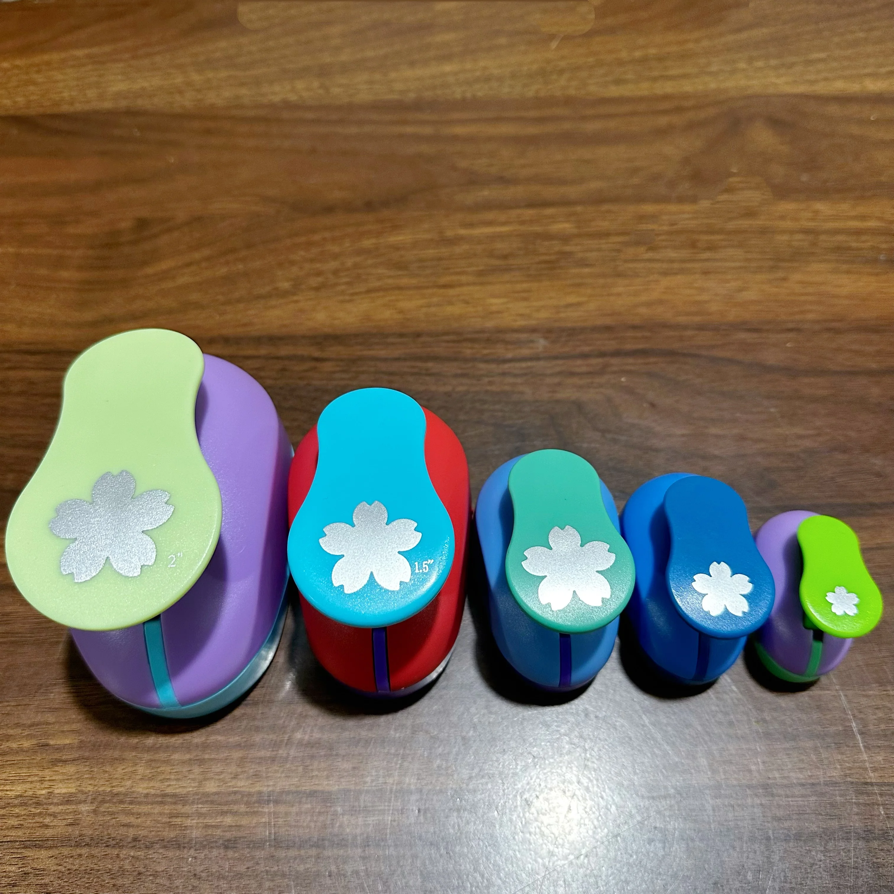 DIY Cherry blossom Punch Scrapbook Paper Puncher Paper Cutter 8-50mm Punch Scrapbooking Punches Embossing Cutter Puncher