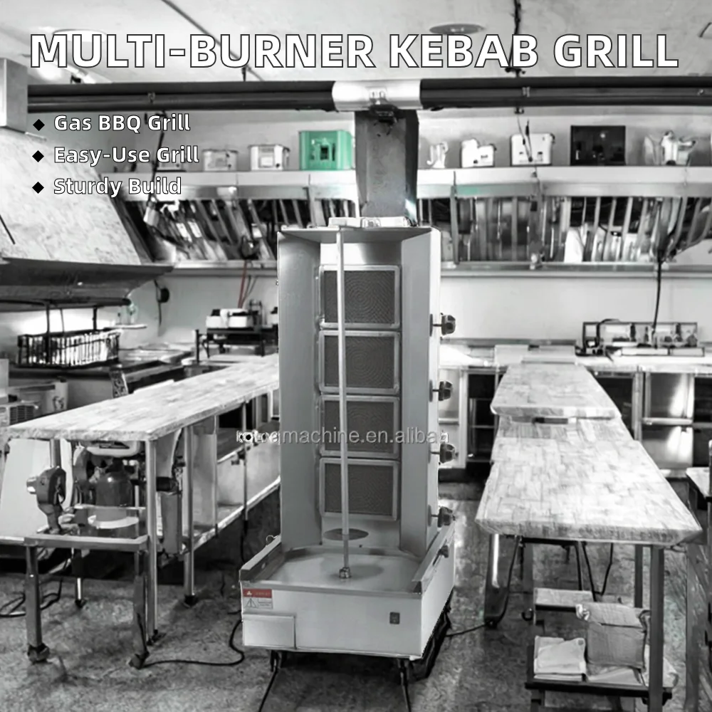 كويدا آلة صناعية شعبية كباب دونر شواية مع محرك #3