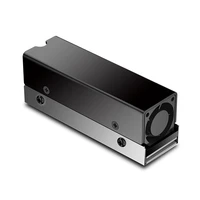 Disipador de calor M.2 SSD Nvme M2 2280, disco de estado sólido, radiador de circulación de aire con ventilador, disipador térmico de aluminio, Enfriador de almohadilla térmica