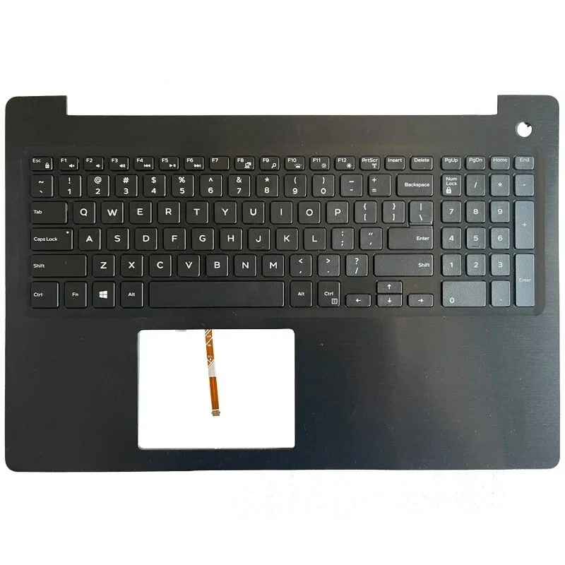 S  08D7T9 New For Dell Inspiron 15 5570 5575 Palmrest with Backlit Keyboard 8D7T9