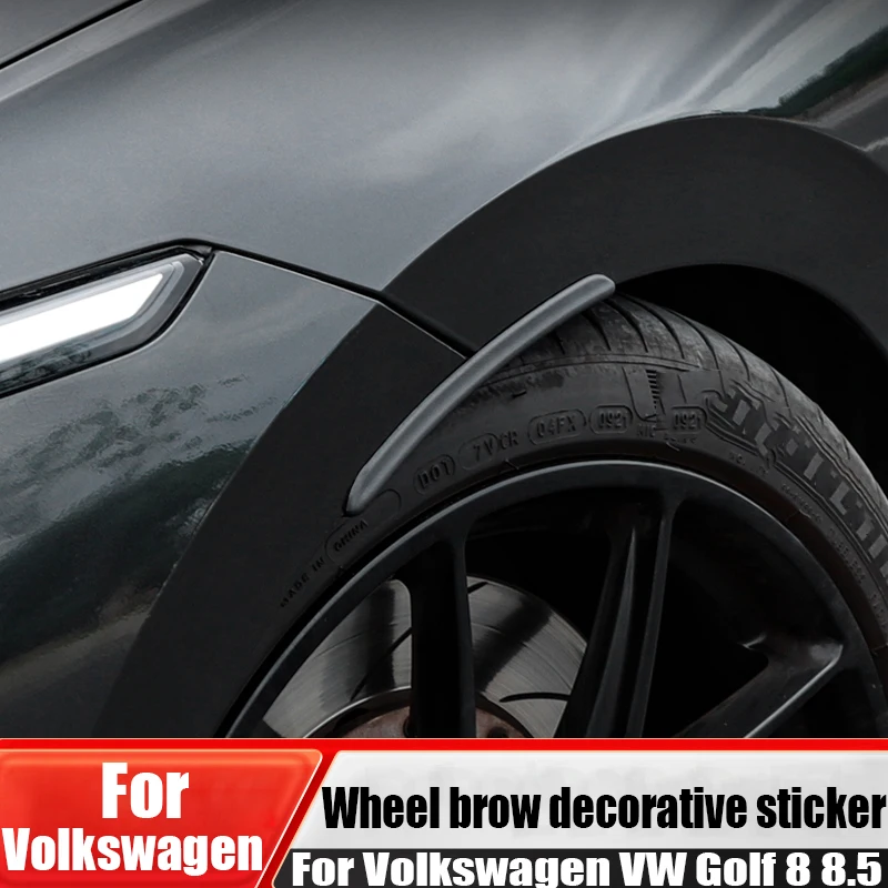 

For Volkswagen VW Golf 8 8.5 modified car wheel arch decorative strip car exterior decoration accessories sun protection