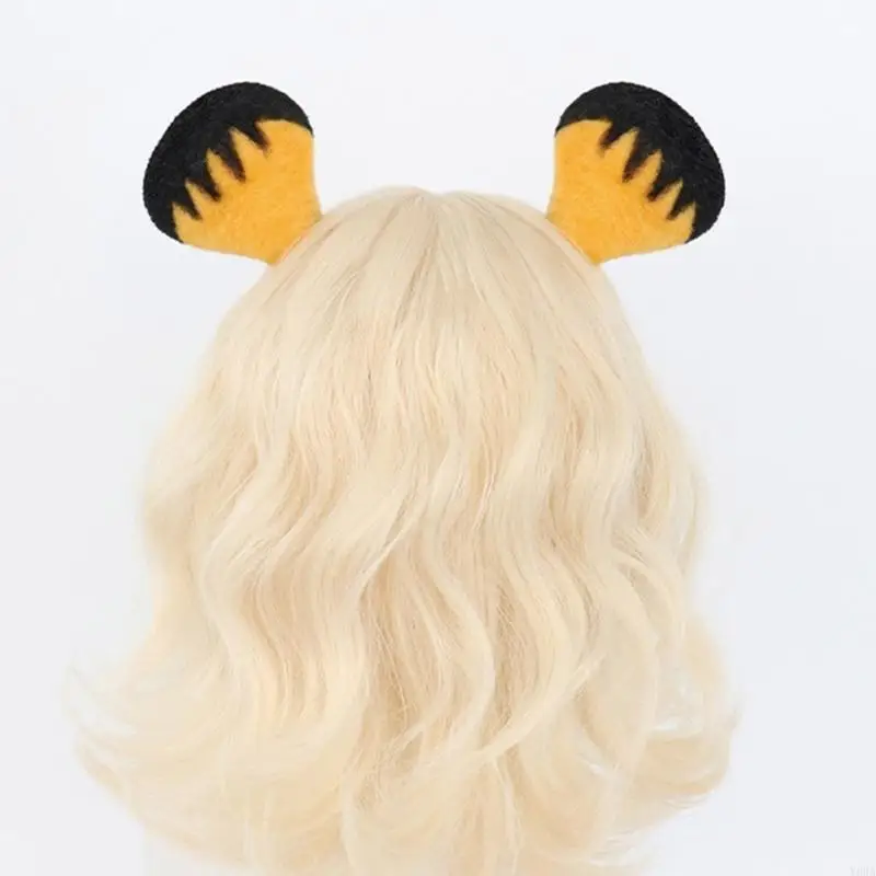 Y88A Dierlijke oorhoofdband en dierenstaartset Halloween Animal Costume Accessories voor Kid volwassen Halloween Christmas