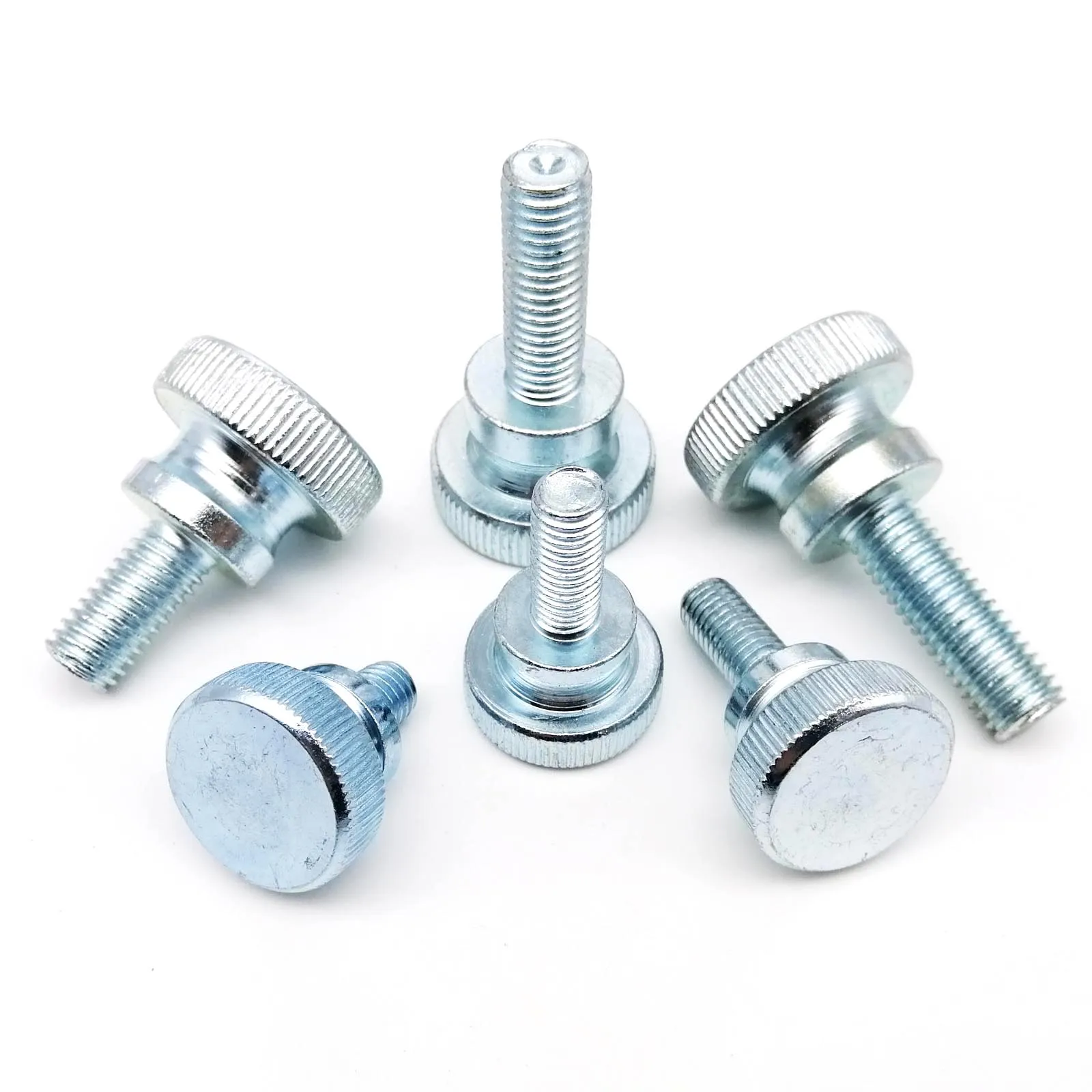 1/2/5pcs M3 M4 M5 M6 M8 M10 DIN464 GB834 Knurl High Step Head Hand Tighten Thumb Screw Bolt Curtain Wall Glass Adjust Thumbscrew