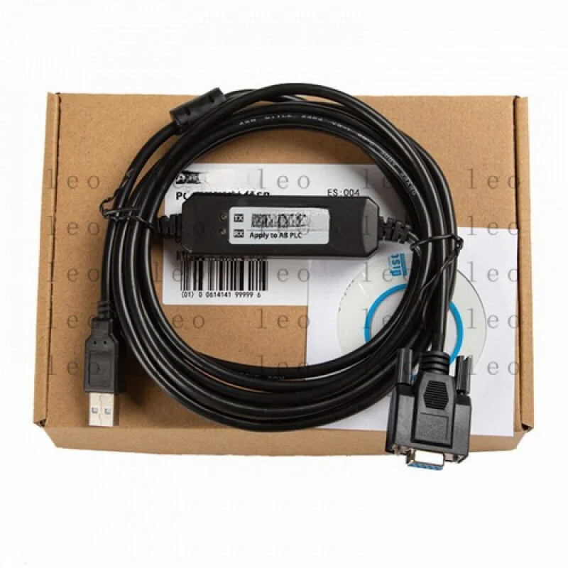 YY  USB-1747-CP3 for Rockwell AB SLC5 03 04 05 Series PLC Programming Cable 3m 9-pin