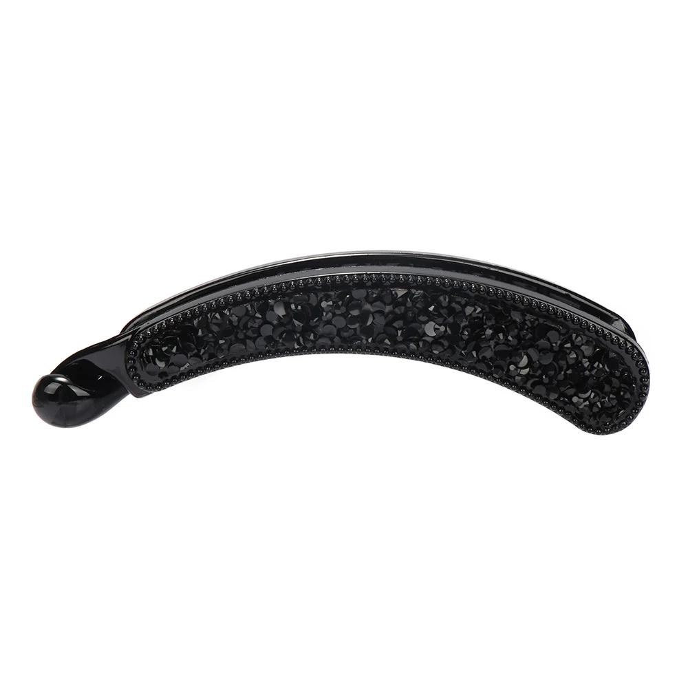 Fashion Women Headwear Girls Classic Crystal Rhinestone Hair Clip Claw Barrette Hairpin Hair Accessories