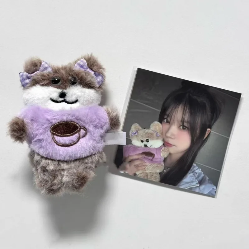 Kawaii Illits Plush Pendant Doll Cute Yunah Wonhee Moka Keychain Doll Iroha Minju Stuffed Doll Backpack Pendant For Fans Gift