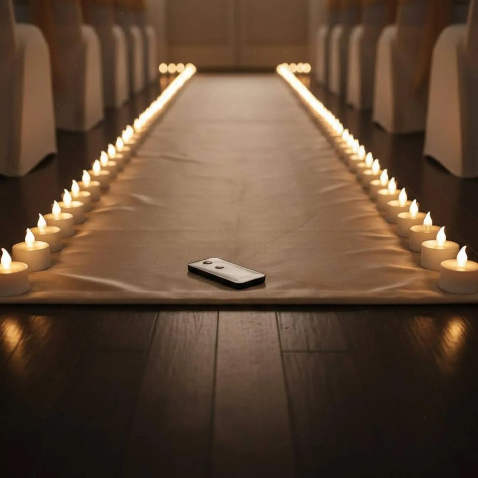 

Electronic Tea Brightness Smokeless Battery Operated Tea Brightness Flickering Flameless Candle Warm White Brightness Decorative