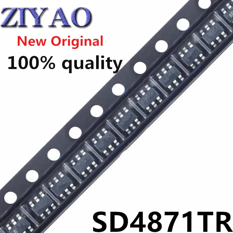 (10piece)100% New SD4871TR SD4871 4871 sot23-6 Chipset