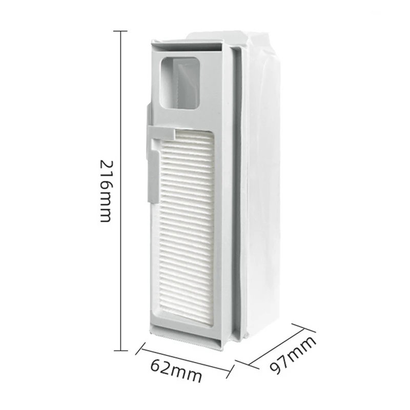 6 pezzi per Narwal J4 J4 Lite sacchetto filtro integrato robot aspirapolvere pezzi di ricambio accessori