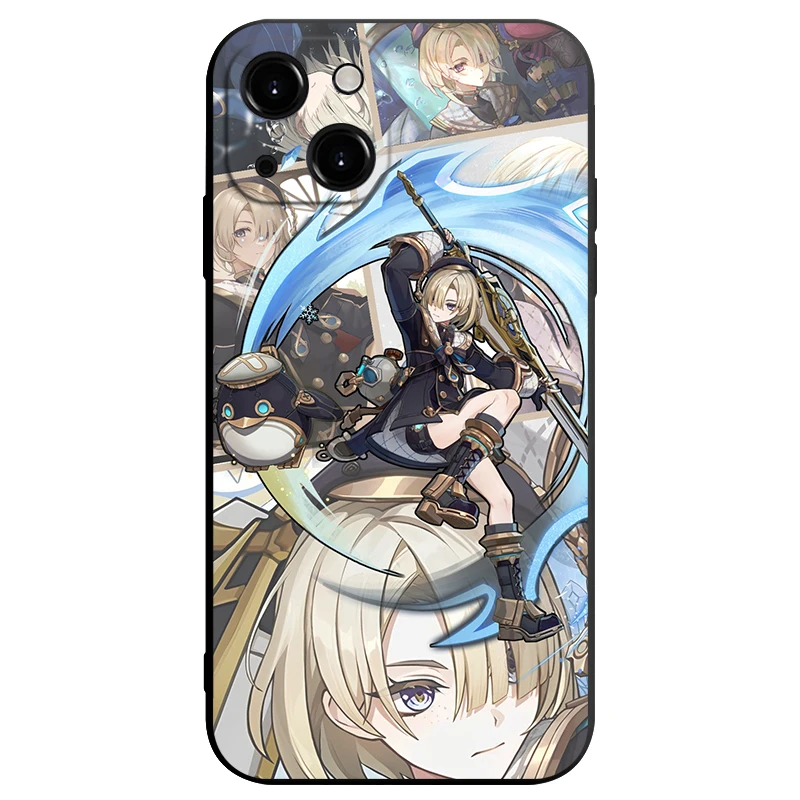 Freminet Genshin Impact 4 Cryo character Final Feast Phone Case For iPhone 14 13 12 11 Pro Max Mini XS X XR SE3 2 7 8 Plus