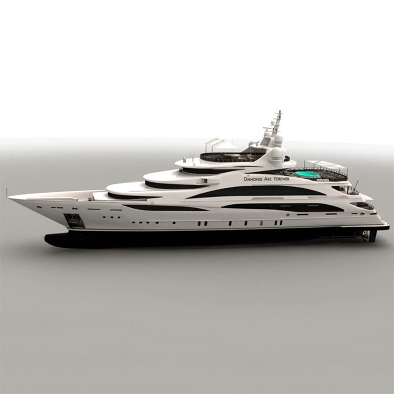 RC Cruise Model Large Luxury Yacht Model Static and Remote Control Optional Electric Toys Can Be Customized