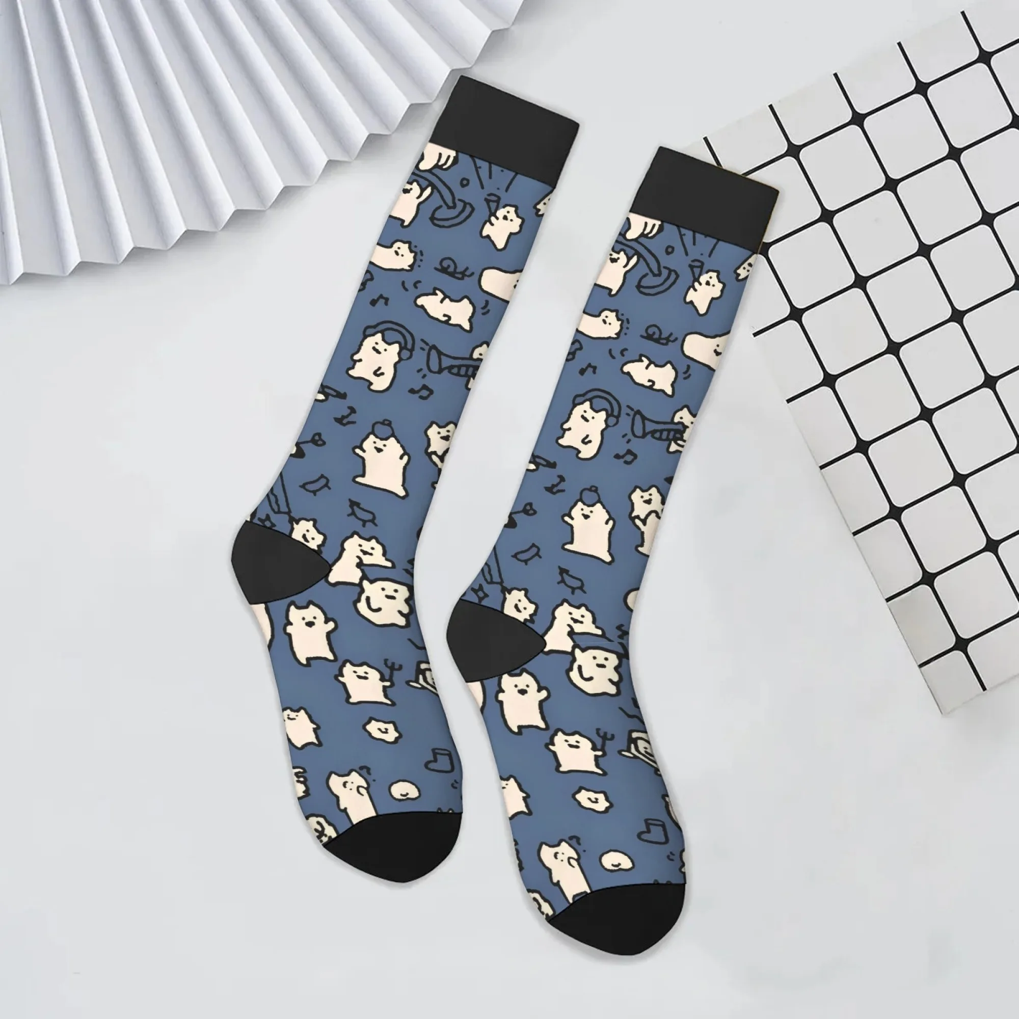 

Мужские носки с принтом кота, удобные нескользящие теплые носки, новинка, Harajuku, ретро, уличные компрессионные носки в стиле хип-хоп, подарок на вечеринку