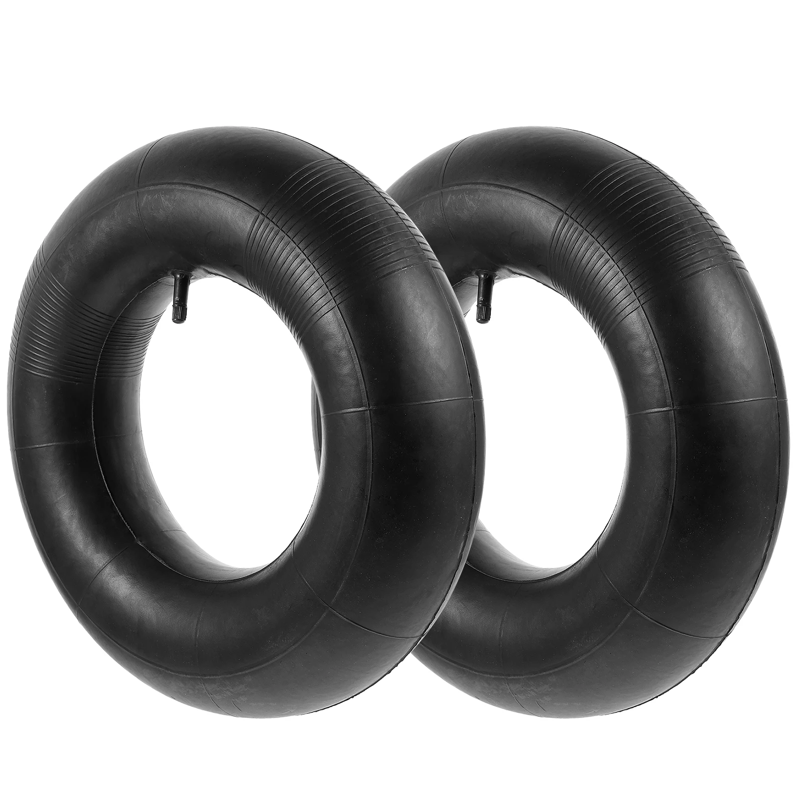 

2 pcs Lawn Mower Inner Hand Trucks Inner Tube Tubes Thick Rubber Durable Compatible Tires Easy Installation Garden Tools