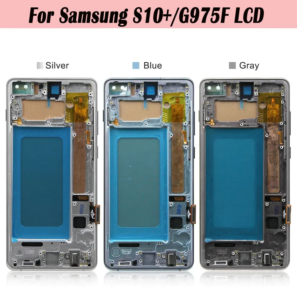 Imagem -05 - Display Lcd Substituição da Tela de Toque Adequado para Samsung S10 Plus Substituição da Tela G975 G975f