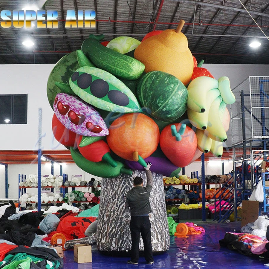 La più recente produzione personalizzata gigante gonfiabile decorazione esterna gonfiabile enorme albero da frutto