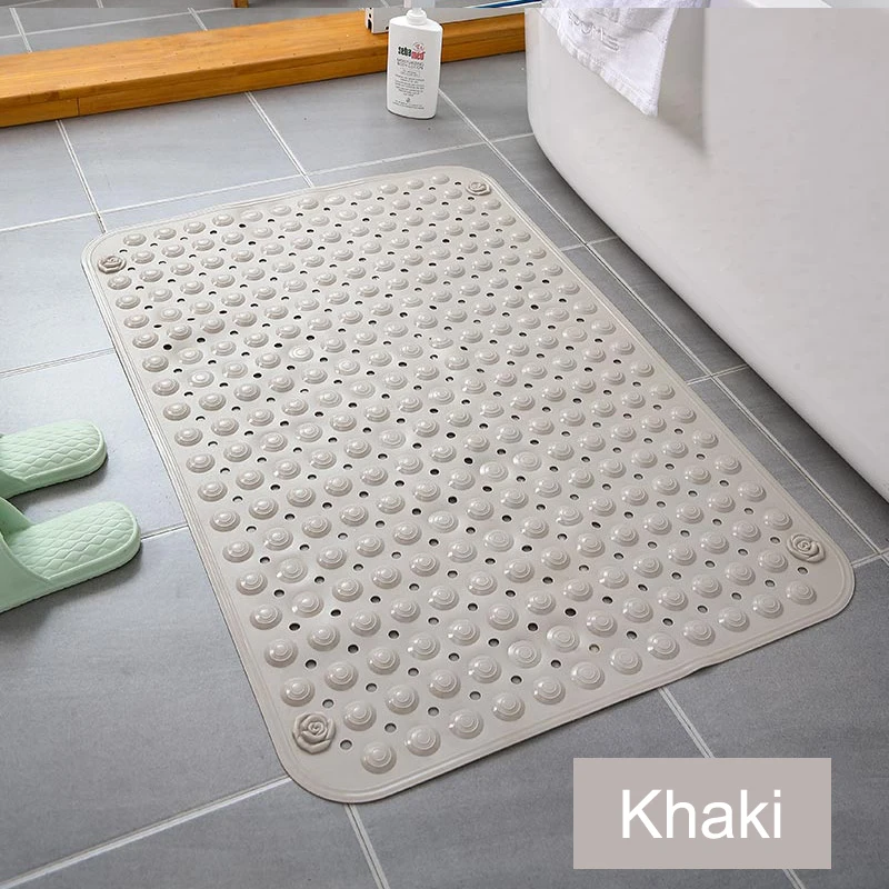 

Non-Slip PVC Bathroom Mat Shower Carpets Water Absorbent Soft Toilet Rug Floor Mat