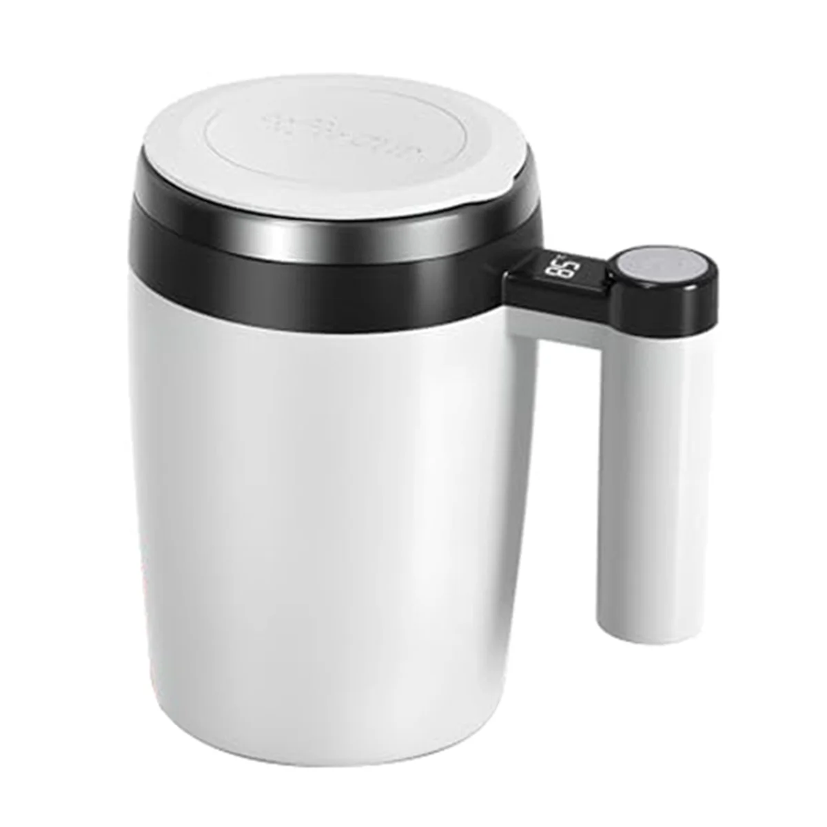 

A71P Автоматическая магнитная кофейная кружка для перемешивания, самоперемешивающаяся кофейная кружка с ЖК-дисплеем температуры батареи, перезаряжаемая кофейная кружка B