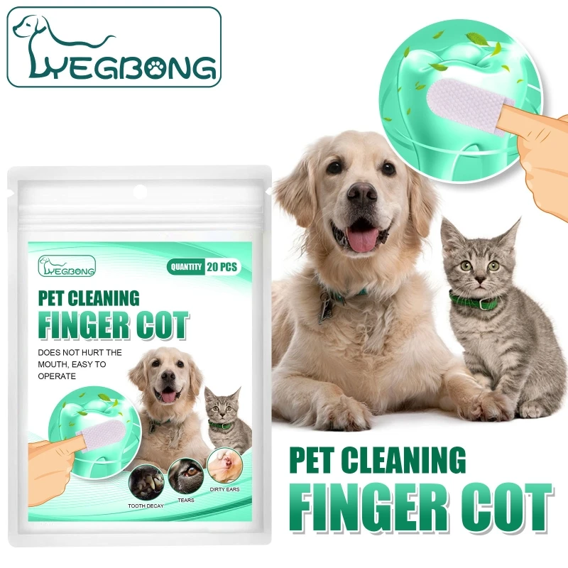 Bộ 20 Bàn Chải Đánh Răng Cho Chó Dễ Dàng Làm Sạch Răng Cho Thú Cưng Chăm Sóc Răng Miệng Cho Chó Mèo Trang Sức Giọt