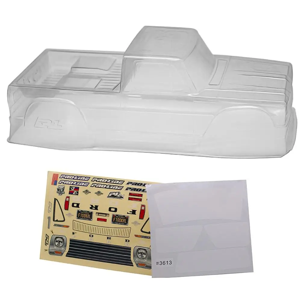 12.3inch 313mm Wheelbase Clear Pickup Body Shell Kit For 1/10 Rc Crawler Trx4 Axial Scx10 Ii 90046 Rgt 86100 Cc01 Tf2 Yk4101