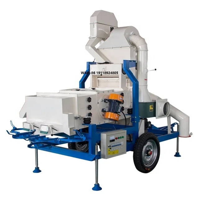 Quinoa Seed Paddy Cleaning Coffee Seed Processing Machine Vibration Sieve