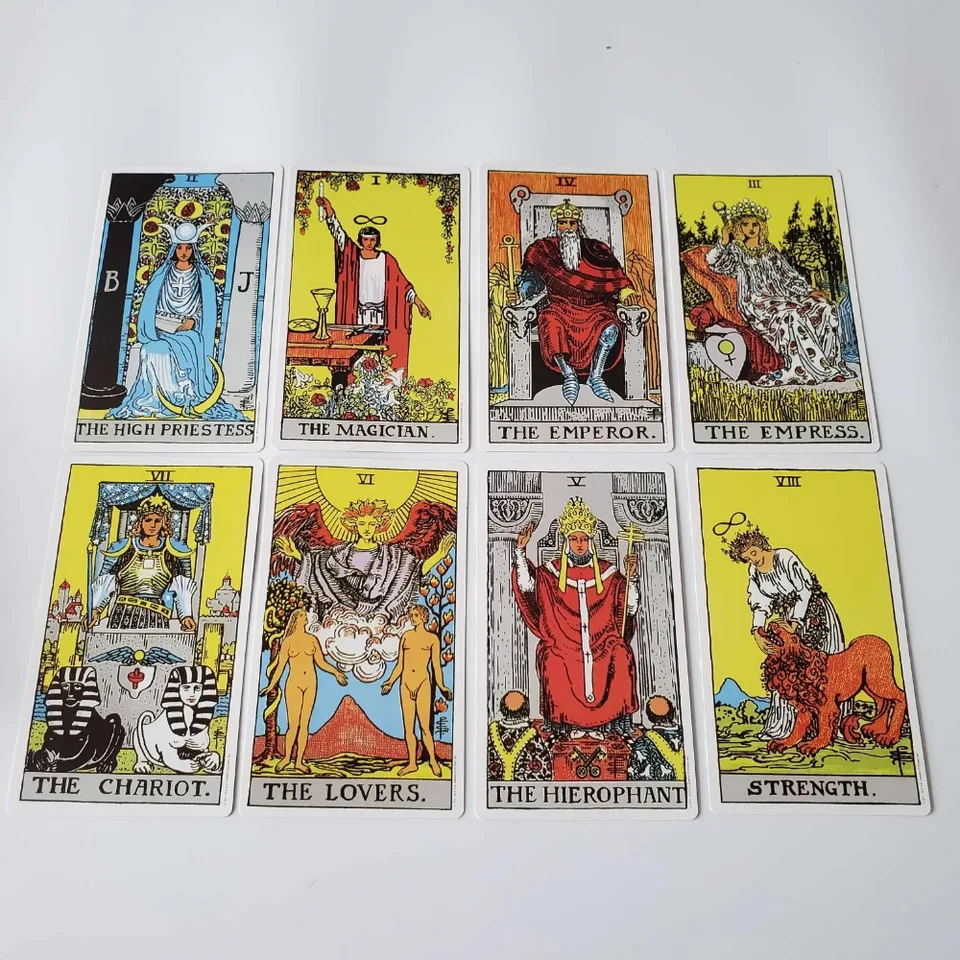 78 Pièces Jeu de Tarot 78 Cartes a Jouer (1 Set) pour Le débutant Deck