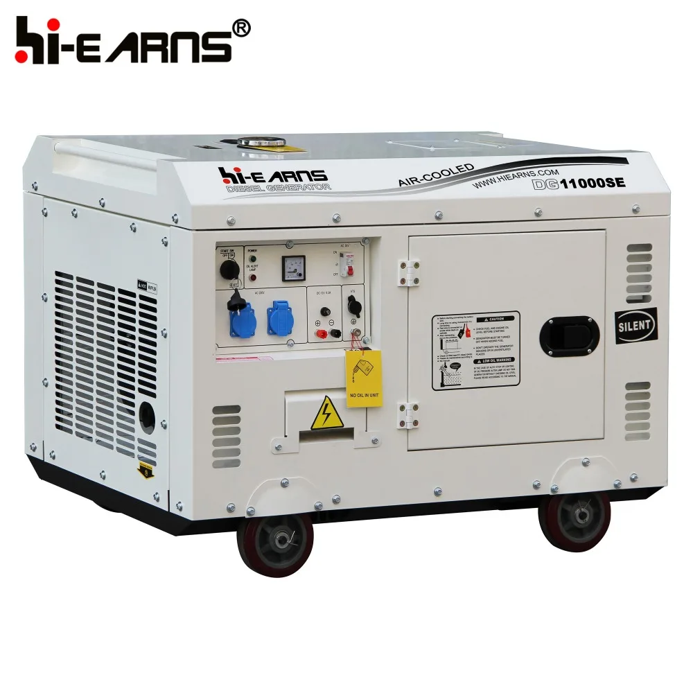 10KVA silent 220V home remote start die·sel generator price