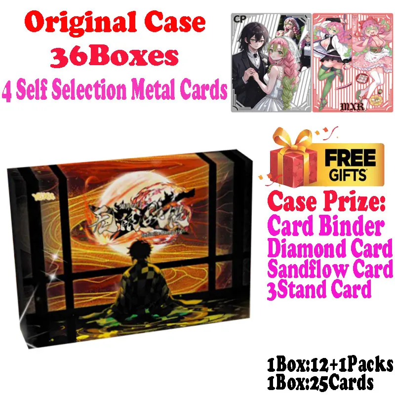 

2025 Newest Case Wholesale YOKA Culture Demon Slayer Collection Box Shinobu Playing Trading Card CCG TCG Art Gift