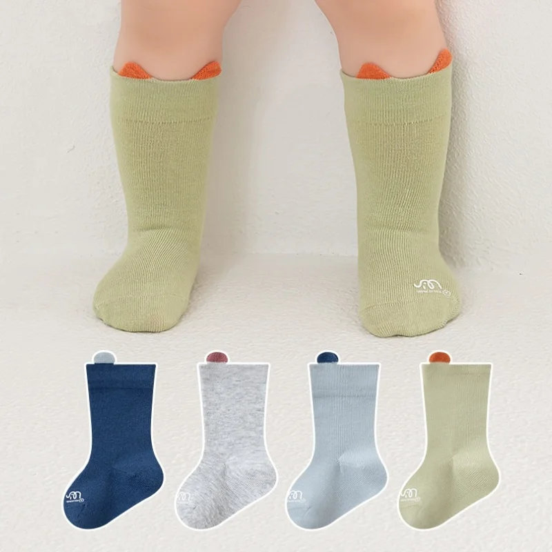 

Cotton Newborn Baby Socks For Girls Boys 0-5Yrs Autumn Winter Candy Color Infant Toddler Sock Casual Solid Children's Socks New