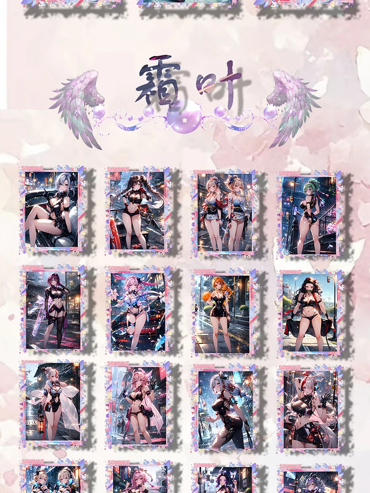 Cartas de juego de personajes de Anime Beatuiful, The Story Of Autumn, The Story, New Goddess, una sola hoja, 2024