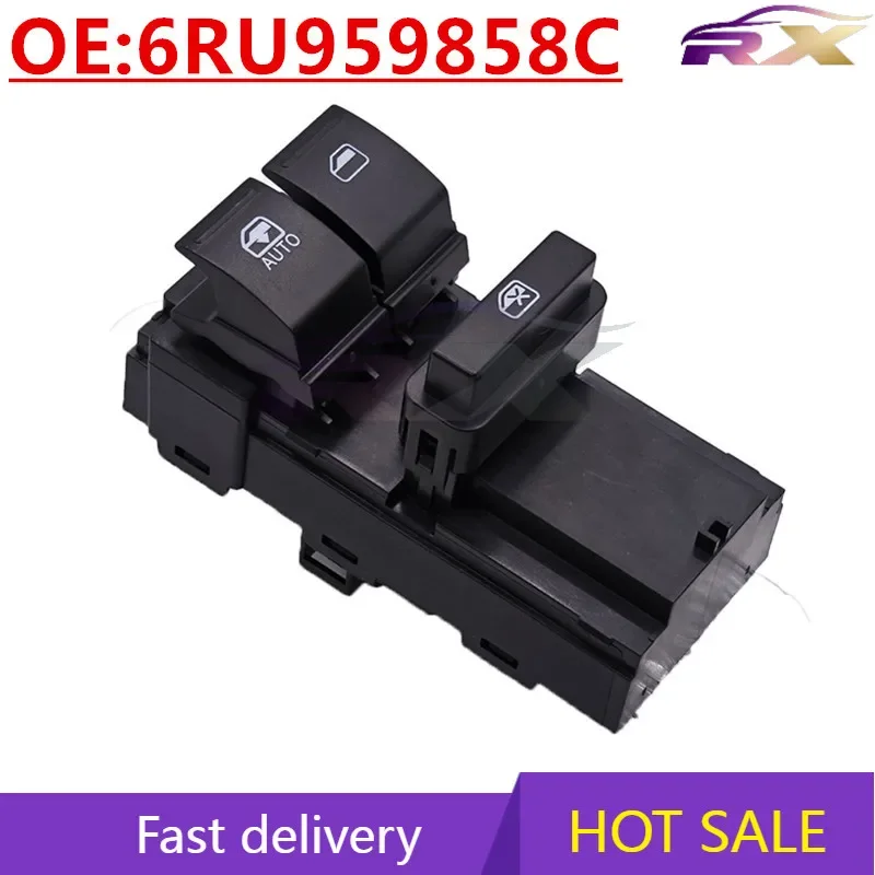 NEW:6RU959858C Suitable For 2011-2022 Volkswagen Polo Automobile Glass Lifter Switch Power Window Switch