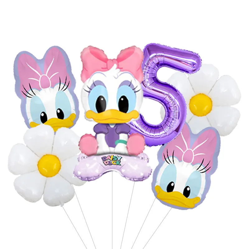 Cute Daisy  Donald Duck Mouse Party Balloons Boys and Girls Baby Shower Birthday Party Decorations Kids Classic Toys Air Gift view 6