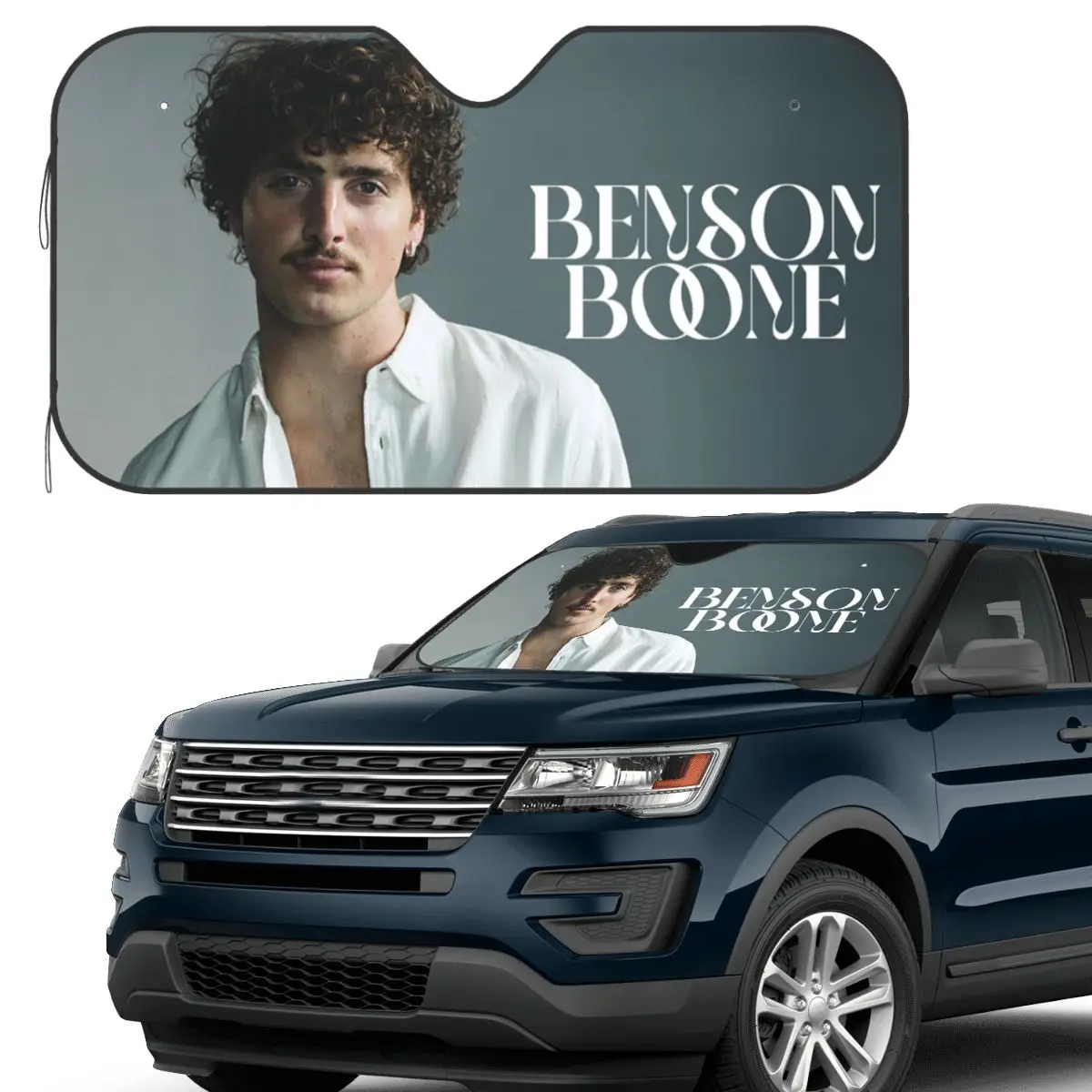 

Солнцезащитный козырек Benson Boone, лобовое стекло автомобиля, переднее лобовое стекло, солнцезащитный козырек, аксессуары, чехлы