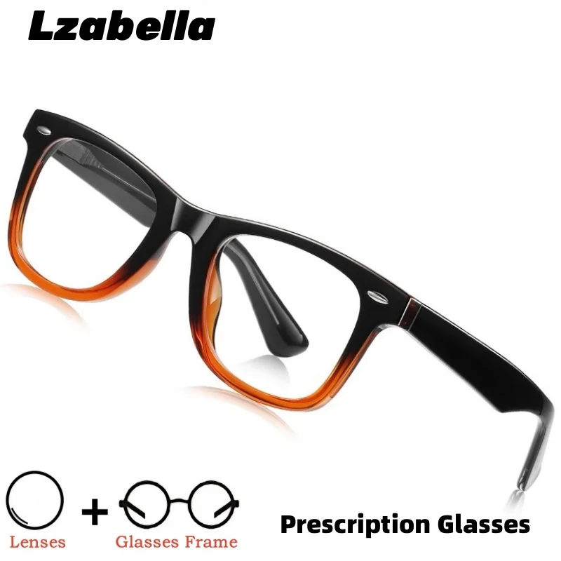 

New Quality TR90 Square Anti Blue Light Reading Glasses Men Women Custom Prescription Optical Eyewear Computer Readers LS028