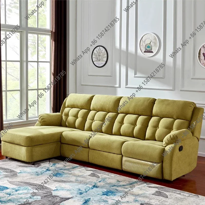 N5 Sleep Sale Luxury Sofas European Recliner Green Recliner Armchair Lazy Sofas Double Lounges Divano Da Soggiorno Home Furnit