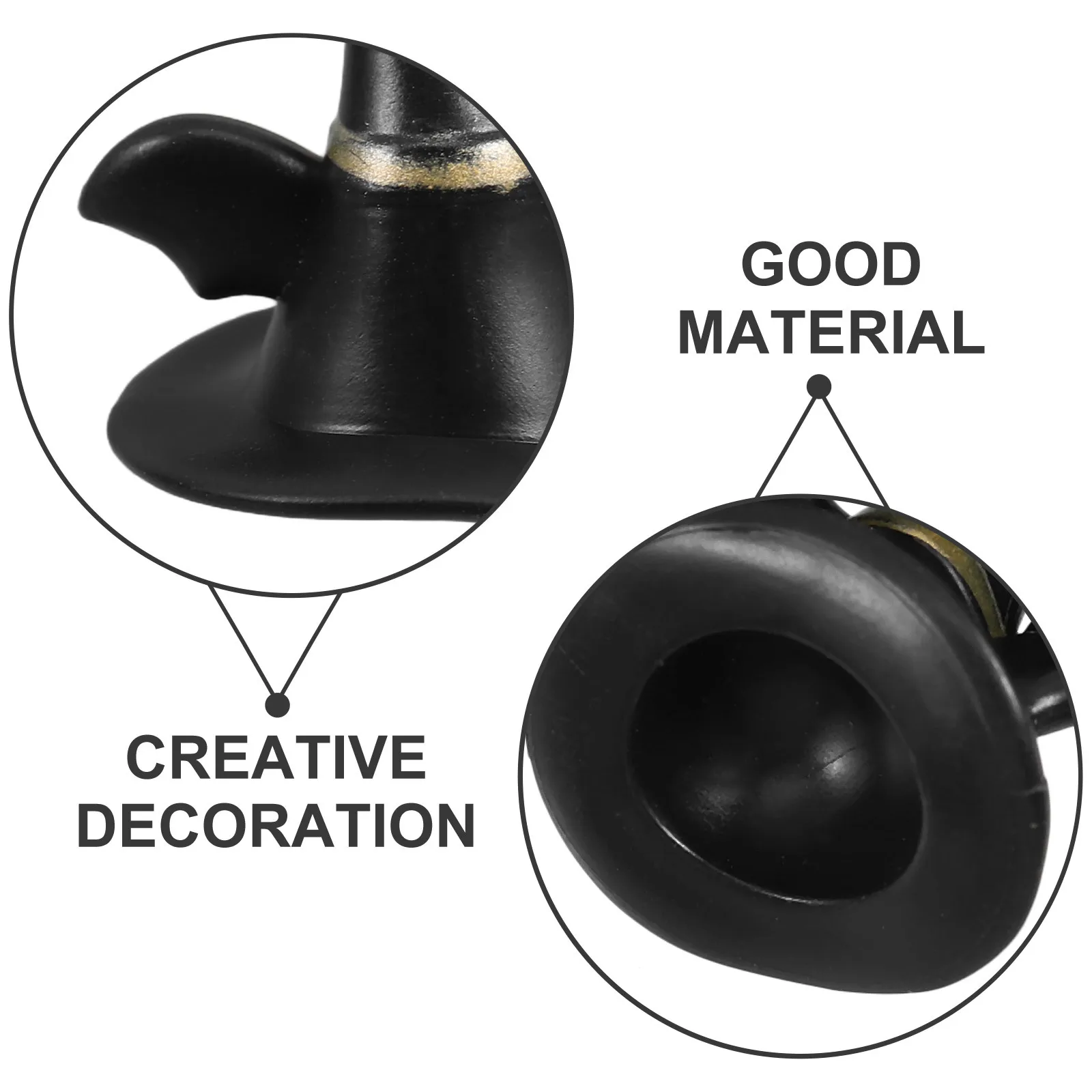 24pcs Miniature Hats Set Small Knit Caps for Crafts Creative Pet Hat Decorations Plastic Witch Style Cute Top Hat Ornaments