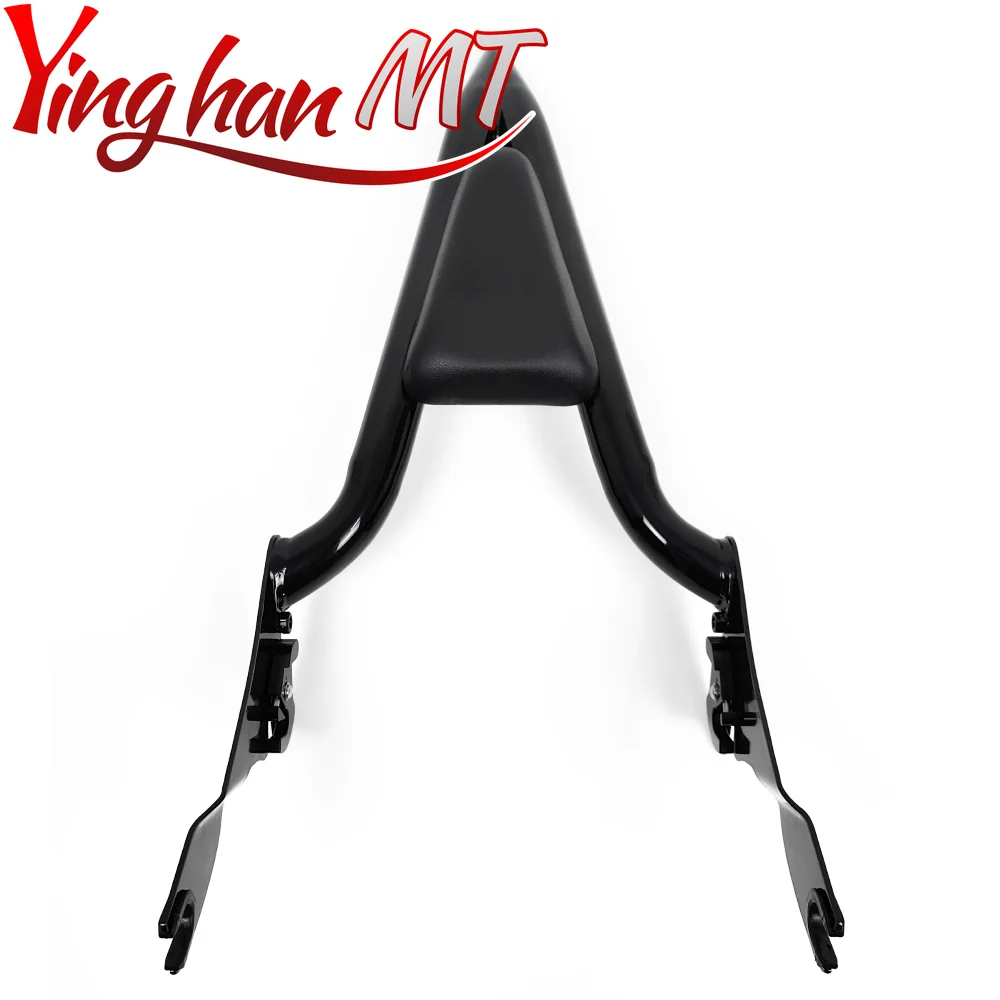 Motorcycle Black Detachable Passenger Backrest Sissy Bar Fit For Harley Touring Road King Street Glide Road Glide 2009-2023