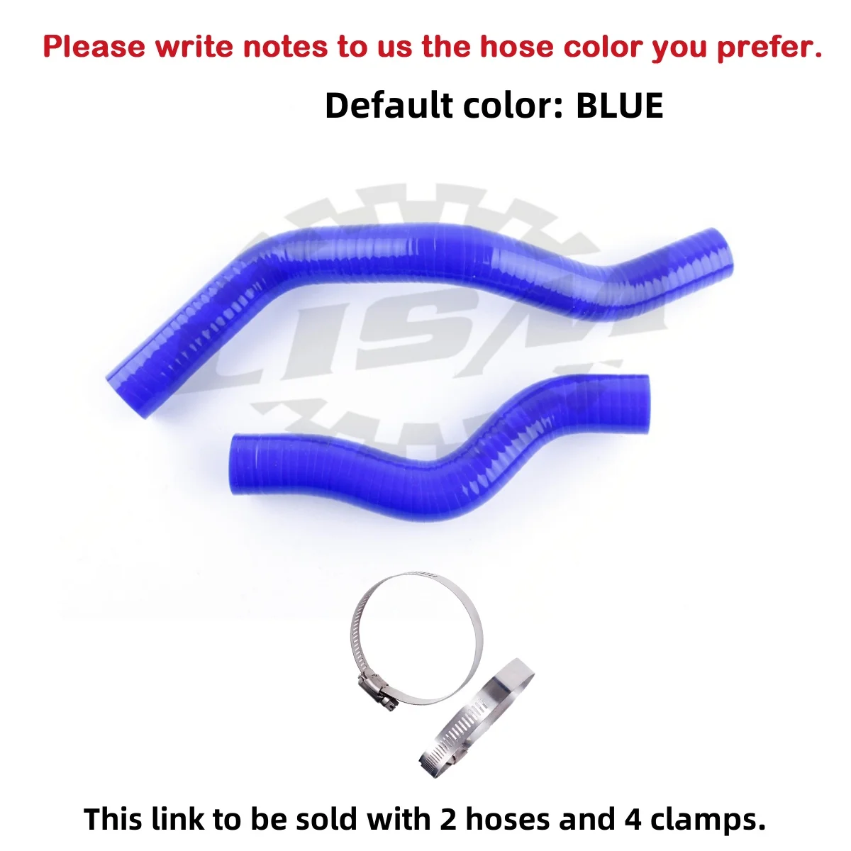 

2PCS For 2001-2005 Honda Civic DX LX D17 1.7L 2002 2003 2004 Silicone Radiator Coolant Hose Kit Pipe 3-ply Not Si Hybrid Car