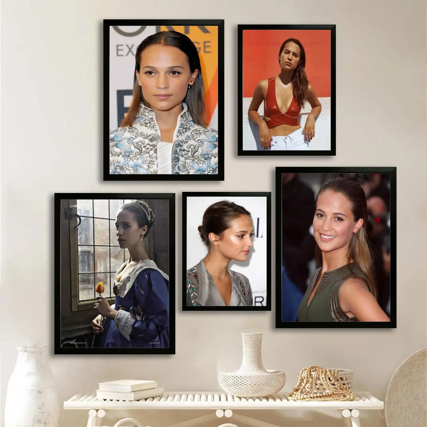 

alicia vikander actor Canvas Art Poster, Wall Art, Picture Print, Modern Family, Bedroom Decor, Posters,Decorative painting