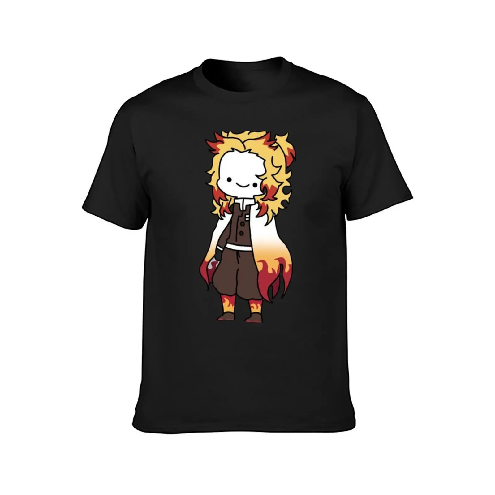 Chibi fire pillar T-Shirt summer clothes animal prinfor boys funnys shirts graphic tees t shirts for men