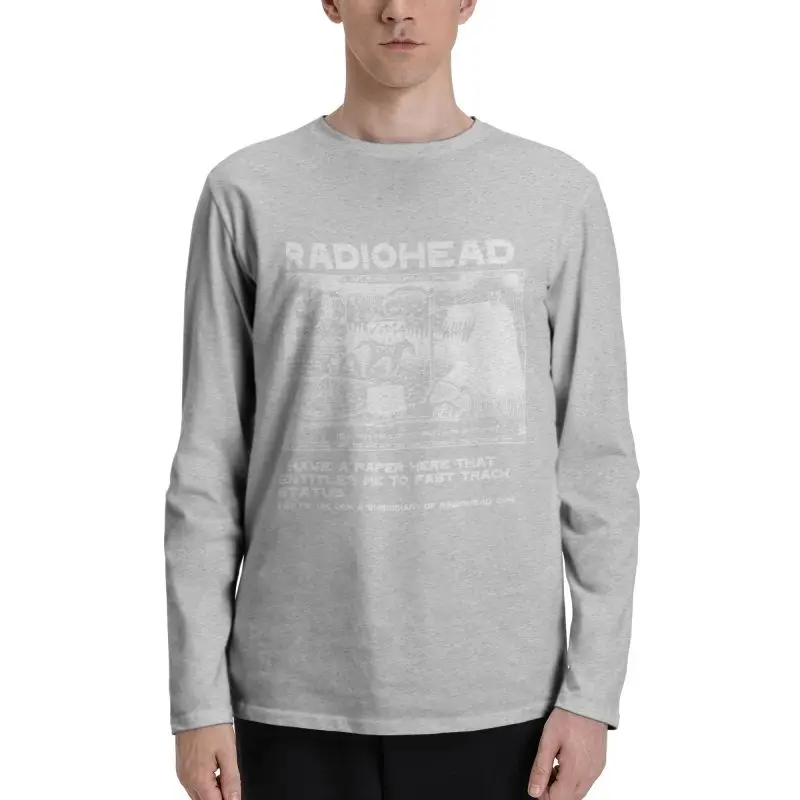 Radiohead Band Rock Thom Yorke Long Sleeve T-Shirts T-shirt Tee