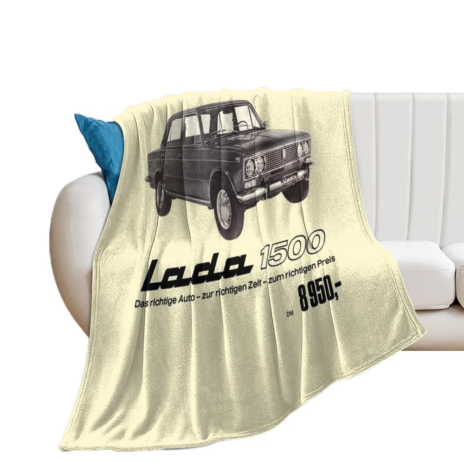 LADA 1500 Throw Blanket christmas gifts Flannels For Sofa Thin Plaid Blankets