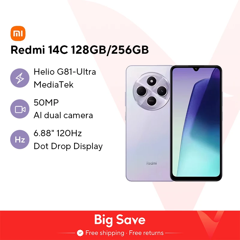 Xiaomi Redmi 14C NFC-смартфоны