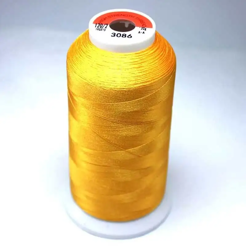 4000 or 1300  yards tassel thread winding  embroidery thread 120D2 strands  embroidered tassels sewing machine double strands