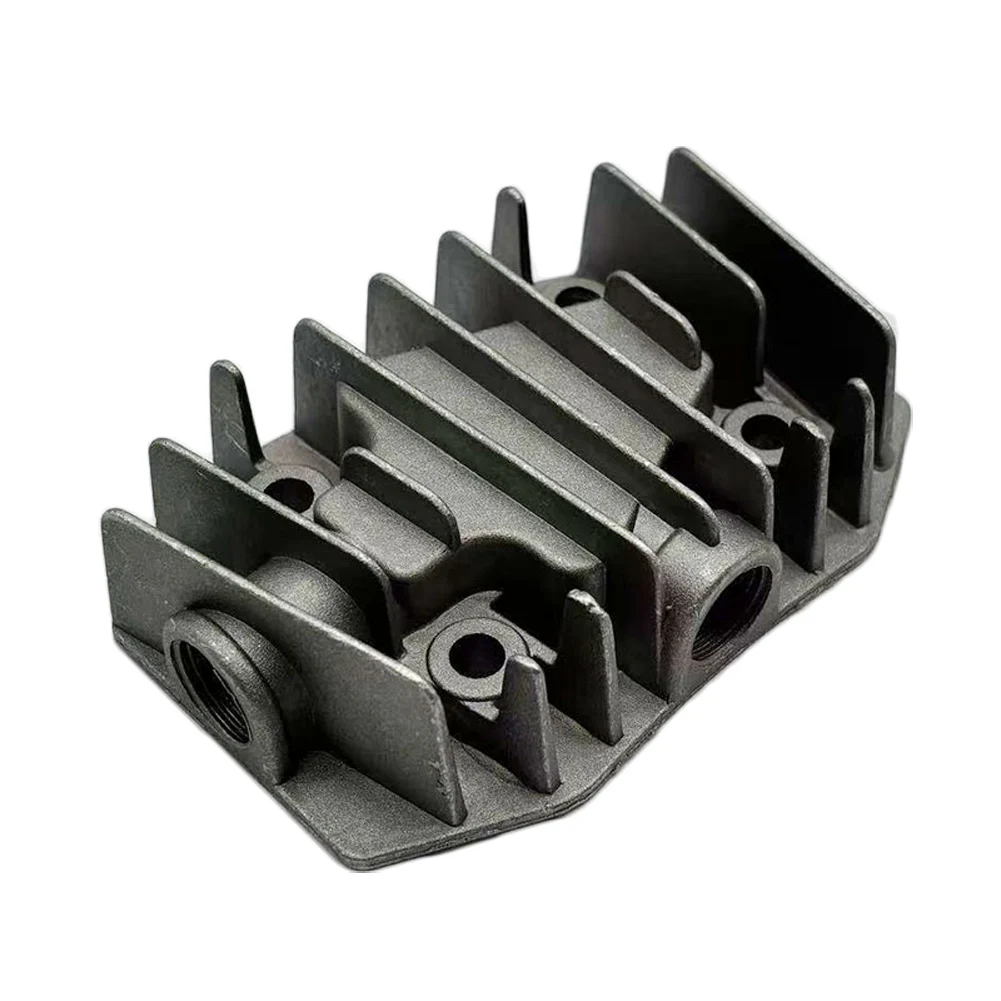 High for Performance Compressor Parts Power Tool Accessory Gray Cylinder Head Cover Replacement Component Precision Engineering