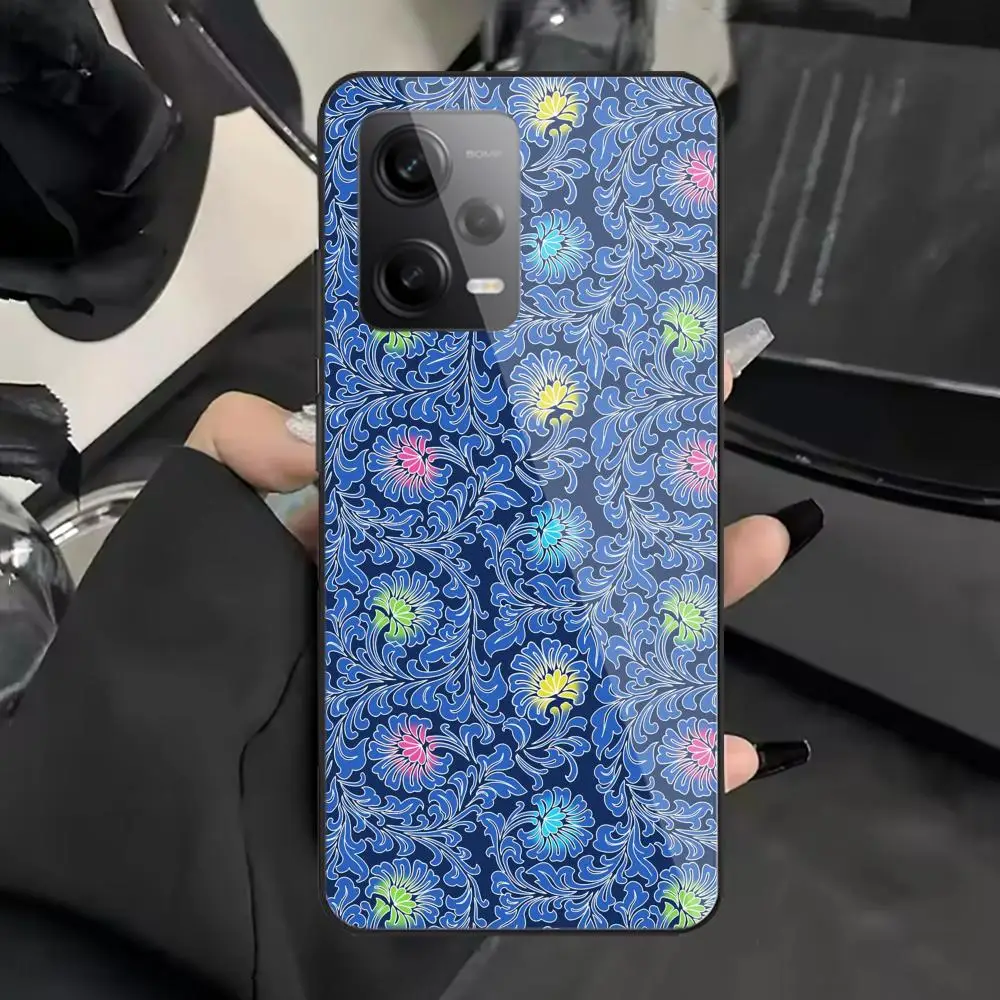 Чехол для телефона Texture Art, чехол для Redmi Note 14 Pro Plus 13 12 11 10 A3X A1 A2 13C 12C, черный стеклянный чехол Чехол для телефона Texture Art, чехол для Redmi Note 14 Pro Plus 13 12 11 10 A3X A1 A2 13C 12C, черный стеклянный чехол