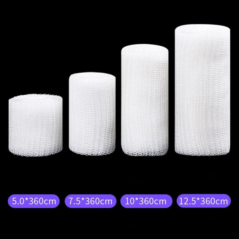 1Roll 5/7.5/10/12.5/15x360cm Medical High Polymer Orthopedic Casting Tape Fiberglass Polyester Fracture Fixation Bandage